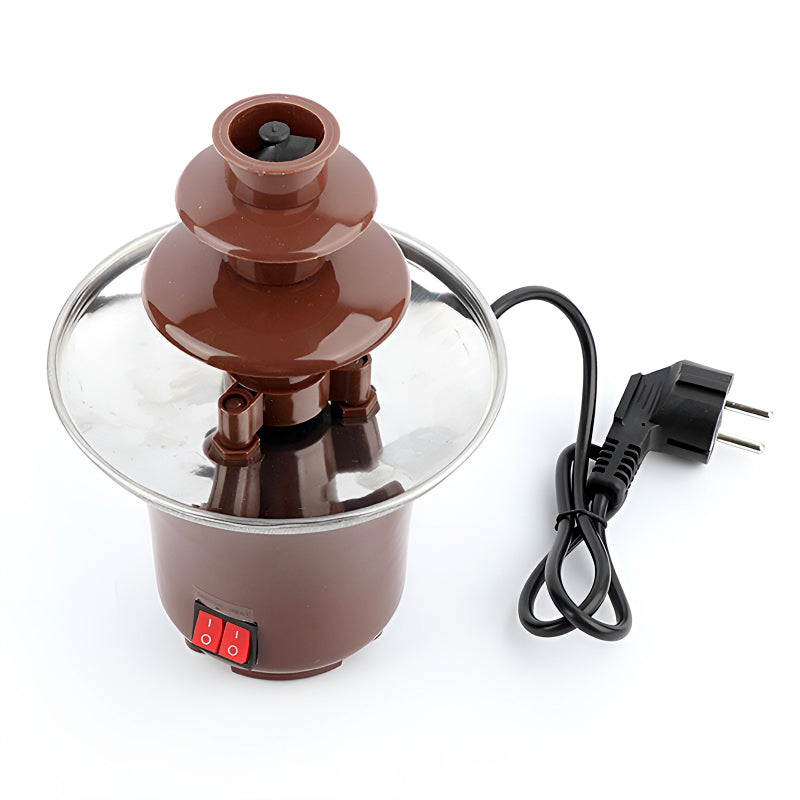 BD-017 Electric 3-Tier Mini Chocolate Fondue Fountain