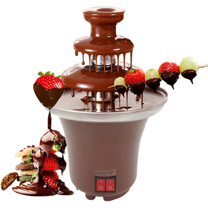 BD-017 Electric 3-Tier Mini Chocolate Fondue Fountain