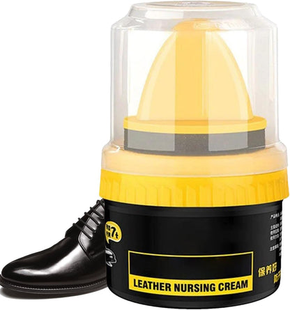 Black Leather Repair & Shoe Polish Cream