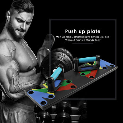 9-in-1 Push Up Rack Board for Full-Body Workouts