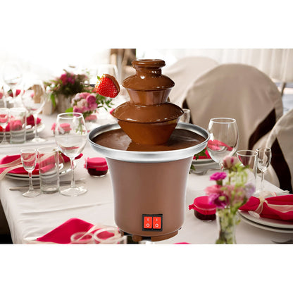 BD-017 Electric 3-Tier Mini Chocolate Fondue Fountain