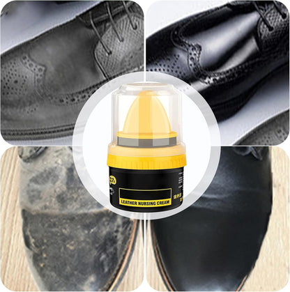 Black Leather Repair & Shoe Polish Cream