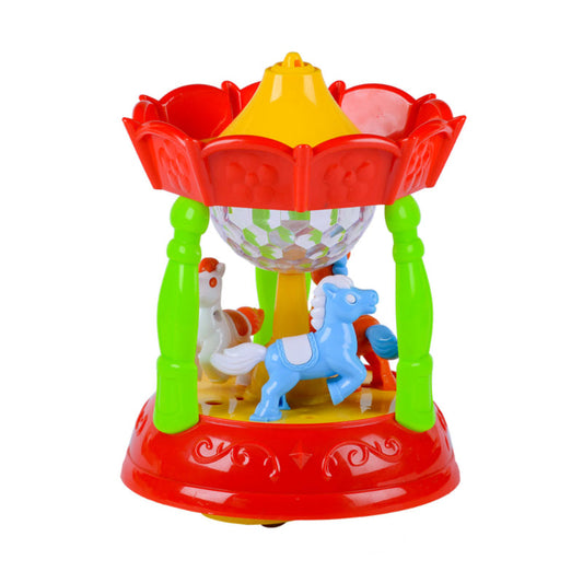 Battery-Operated 3D Light Carousel Toy