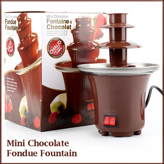 BD-017 Electric 3-Tier Mini Chocolate Fondue Fountain