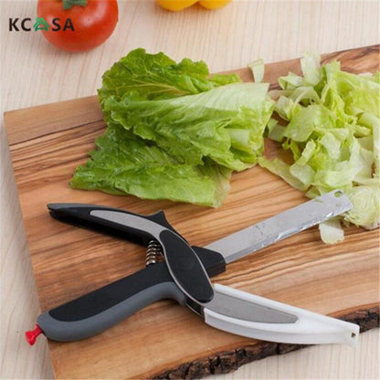 Clever Cutter Stainless Steel Kitchen Chopper & Slicer