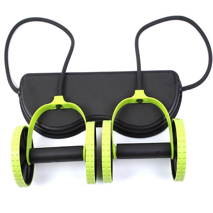 Abdominal Roller & Resistance Pull Rope Trainer