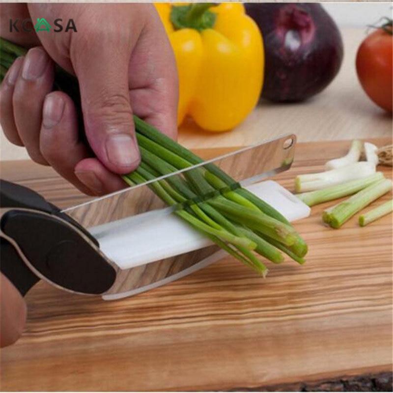 Clever Cutter Stainless Steel Kitchen Chopper & Slicer