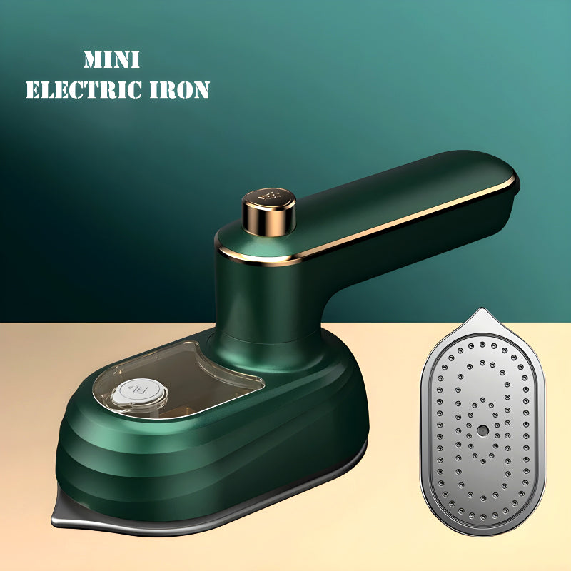 Mini Compact EV Porcelain Gold Electric Iron 130°C Heat