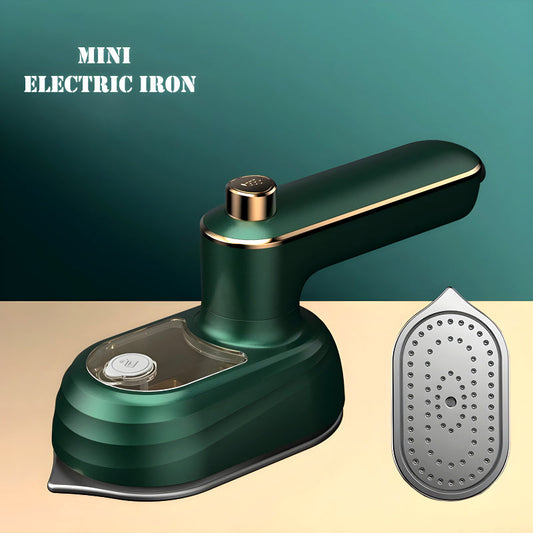 Mini Compact EV Porcelain Gold Electric Iron 130°C Heat